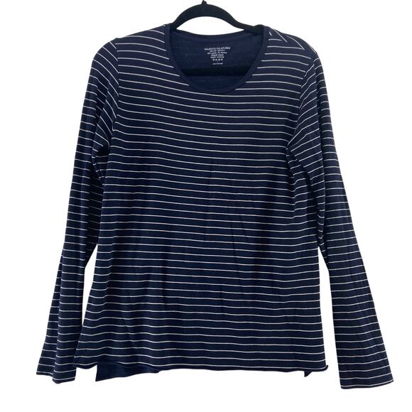 Majestic Filatures Tops - Majestic Filatures Deluxe Teeshirt Stripe Long Sleeve Top Size 3 US Medium